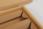 Jednostkowa ściana papieru z tektury falistej pudełko z papieru składalnego wielkość zewnętrzna 240*160*120 mm