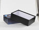 Sztywne kartonowe pudełka upominkowe w kolorze czystej czerni Matowe wykończenie powierzchni