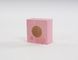 Pink Ivory Cardboard Counter Display Stands Cosmetic Gift Packaging
